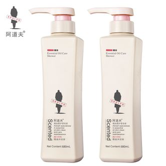 阿道夫沐浴露精油洗护专研精油沐浴液魅力经典680ml*2瓶