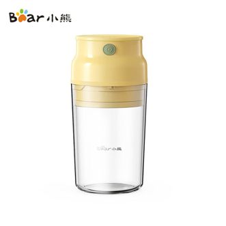小熊/Bear  便携式榨汁杯LLJ-Q04B5  304不锈钢双刀 自动清洗 大容量电池300ML 38秒榨汁