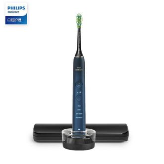 飞利浦/Philips  Sonicare电动牙刷钻石刷9系 三档力度四种模式送男友女友生日礼物 母亲节礼物 深海蓝HX9911/62