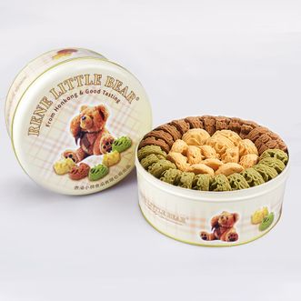 Rene Little Bear  小熊曲奇（混合味） （原味/抹茶/咖啡）505g