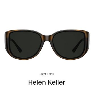 海伦凯勒（Helen Keller）  美式复古 摩登窄框猫眼墨镜防紫外线