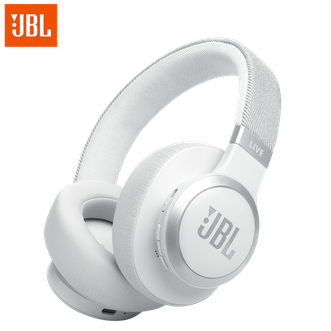 JBL  LIVE 770NC 主动降噪蓝牙耳机白色