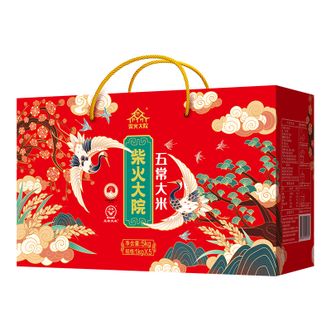 柴火大院  五常大米礼盒5kg