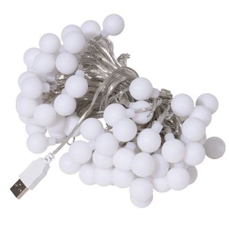 牧高笛/Mobigarden  户外露营氛围灯帐篷装饰灯泡满天星串灯USB版 星云串灯NX21673010阳光黄