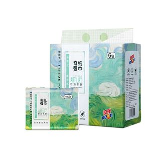 奇强  抽取式面巾纸 6包/20提/箱 QQCZD194