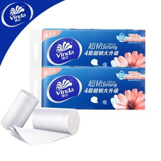 维达  超韧无芯卷纸4层78克*2提共20卷 卫生纸纸巾厕纸卷纸 温和亲肤超韧大升级
