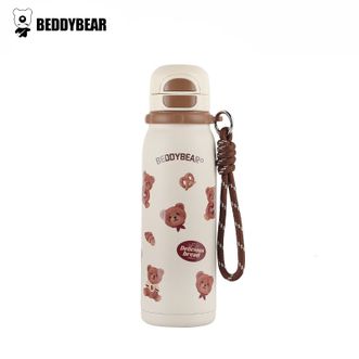 杯具熊（beddybear）   锐气双饮保温杯户外便携运动水壶 锐气运动保温杯-贪吃小熊(600ML)