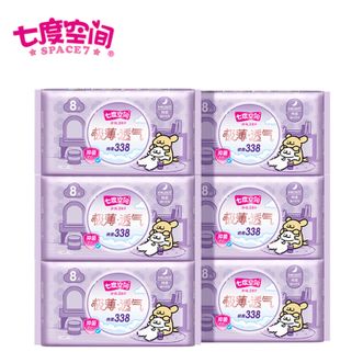 七度空间  极薄透气卫生巾338mm48片