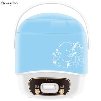 finsybo  1.2L电饭煲电饭锅 多功能煮饭煮粥煲汤炖煮锅厨房电器电锅电热锅F-IRC12（温妮）浅蓝色