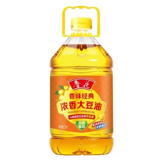鲁花  香味经典浓香纯正大豆油 甄选原料 5L