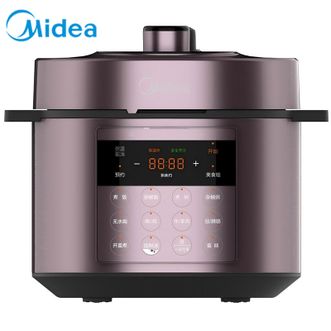 美的/Midea  电压力锅  【双胆】5L家用双胆压力锅多功能预约定时一键排气压力锅   MY-50M3-758