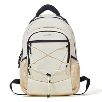 波斯丹顿/Bostanten  双肩包书包潮流旅游背包大容量笔记本电脑包  新品  BJ6234981  米黄色