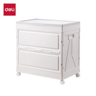 得力/deli  巨能装115L特大号上开门折叠收纳箱 XDM162