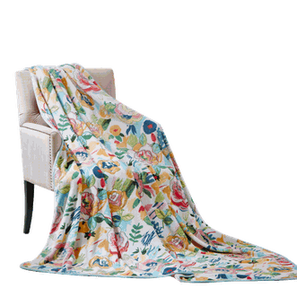 富安娜 单层法兰绒毯摩卡时光80*120cm 富安娜 单层法兰绒毯摩卡时光80*120cm