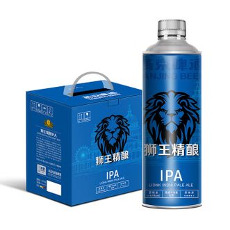 燕京  啤酒 狮王精酿 IPA 整箱装1L*6桶 优雅果香 精选原料