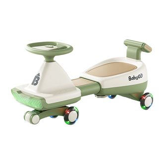 babygo  儿童万向轮防侧翻扭扭车 星际骑士