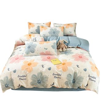 洁丽雅/Grace  100%纯棉四件套 床上用品被套200*230cm1.5/1.8米床CP1582盛夏