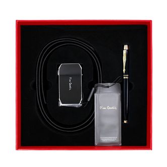 皮尔卡丹/Pierre Cardin  JMG01001皮带/刚笔礼盒二件套125cm 均码