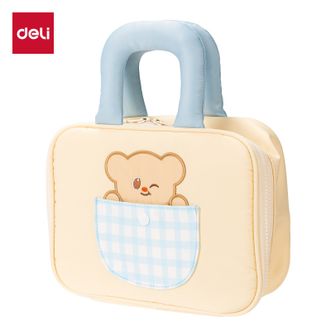 得力/deli  黄油小熊系列大容量手提收纳包 HY620