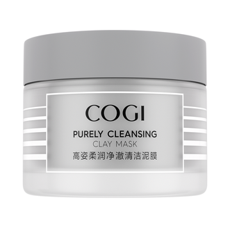 高姿/COGI  柔润净澈清洁泥膜-灰色