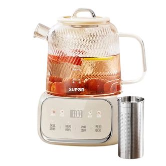 苏泊尔  养生壶 SW-10Y03Q 全玻璃1L煮茶器 恒温壶