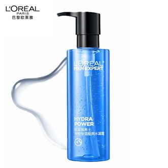 欧莱雅  男士水能保湿酷爽水凝露120ml玻尿酸补水