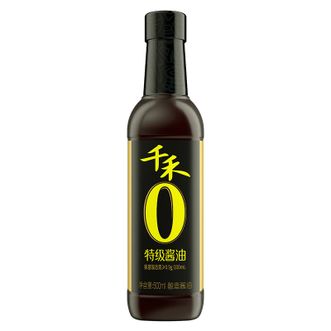 千禾 酱油 特级酱油 酿造生抽500mL 不加防腐剂