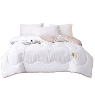 多喜爱/Dohia  水洗磨绒A类云柔舒适亲肤冬被203*229cm