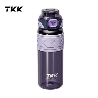 TKK  运动水杯 大容量健身水壶耐高温 tritan塑料茶杯 850ML 【直饮+吸管+茶隔】