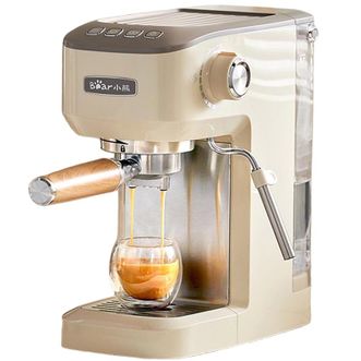 小熊/Bear  意式咖啡机半自动咖啡机奶泡一体机KFJ-N12V1