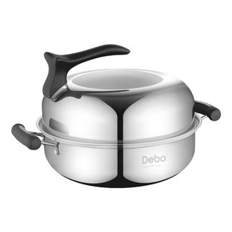 Debo  汤蒸锅比特堡家用不锈钢汤锅26cm DEP-277