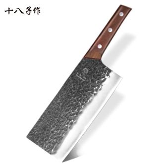 十八子作  紫檀木菜刀本源2号桑刀 家用厨房刀具切肉切片刀 S339-S2