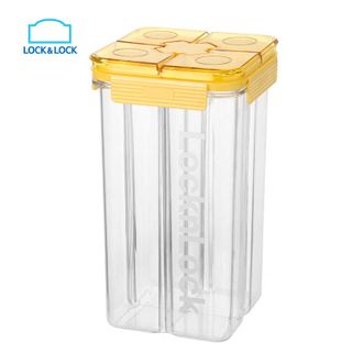 乐扣乐扣（LOCK&LOCK）  家用品鲜享四分格密封储粮 密封储物罐 3L/个