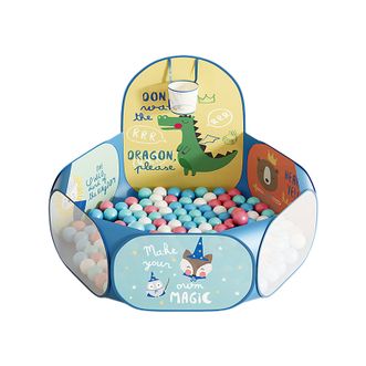 babygo  可折叠儿童彩色海洋球游戏池