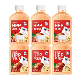 北冰洋  HPP苹果汁PET300ml*6（箱）