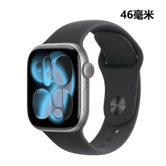 苹果/Apple  Watch S11 深空灰色 苹果手表 46mm MEVP4CH/B  M/L 表带