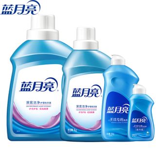 蓝月亮  洗衣液套装7.16斤  洁净薰2kg+洁净薰1kg+风清白兰手洗神器500g+80g家庭必备清洗套装