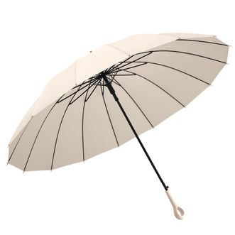 美度（MAYDU）   16骨长柄伞加固加大防水抗风日系清新雨伞梧桐米