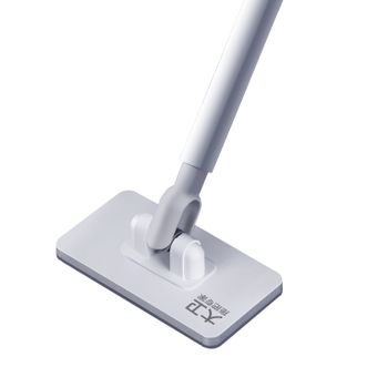 大卫  洗脸巾平板拖把16cm杆长90cmZ12迷你拖把 1秒拆卸不脏手 方便 高弹力咬合夹纸 360度旋转无死角