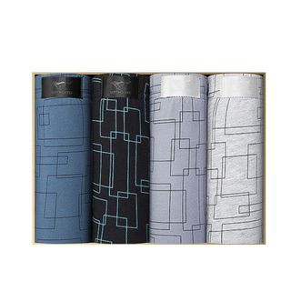 七匹狼（SEPTWOLVES）   内裤男纯棉短裤头四季透气三角裤4条装96319