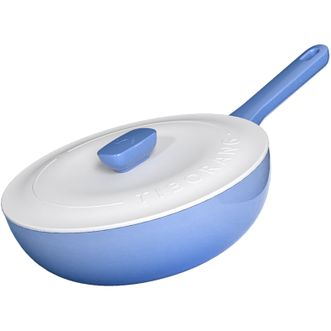 帝伯朗TIBORANG  零氟系列  钛「6」显眼锅不粘锅炒锅炒菜锅零氟钛炒锅少油烟家用煎炒锅电磁炉燃气灶通用  32cm