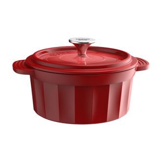 康巴赫  勋爵系列珐琅铸铁汤锅电磁炉明火通用3L 康巴赫  勋爵系列珐琅铸铁汤锅电磁炉明火通用3L