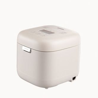 倾厨  脱糖电饭煲 小型家用多功能2-3人迷你电饭煲可定时 原木杏白 【厚釜内胆】 2L HRC0A001(G)