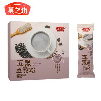 燕之坊 五黑豆浆粉320g 黑豆营养速溶冲饮营养早餐饱腹小袋