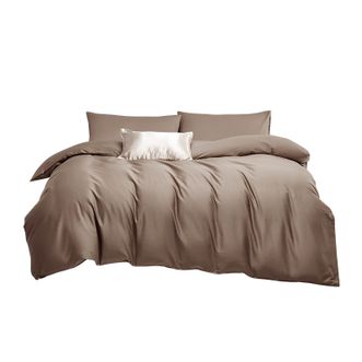 罗莱家纺  简粹60S全棉贡缎四件套  200×230cm  柔棉透气吸湿柔软双人被套
