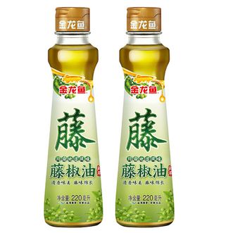 金龙鱼青藤椒麻椒油藤椒油米线麻辣烫调味220mL*2瓶