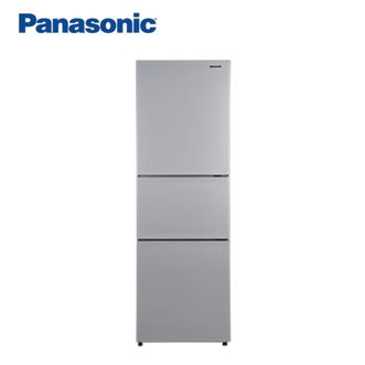 松下/Panasonic  270升三开门超薄60cm风冷无霜 宽幅变温电冰箱NR-EC27BPB-S