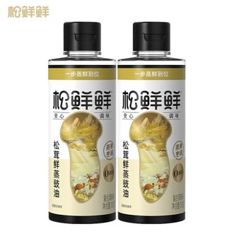 松鲜鲜  松茸鲜蒸豉油310g*2瓶0添加家用厨房食品调料蒸鱼调味