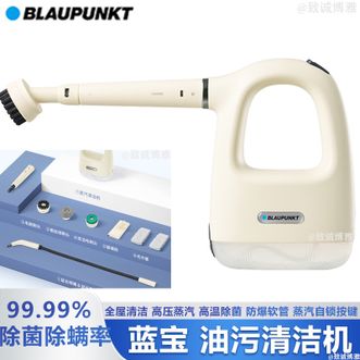 BLAUPUNKT  油污清洁机（含延长管）高温高压蒸汽除菌除螨一机多用包揽全屋家务手持式全屋蒸汽清洁机