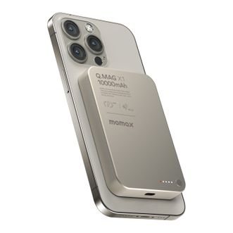 摩米士/Momax  Q.MAG X金属磁吸无线充移动电源IP117AE 10000mAh